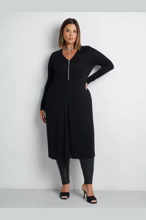 Live Unlimited London Curve Sparkle Split Front Tunic50