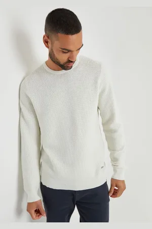 Threadbare Crochet Knit Crew Neck JumperX-Large