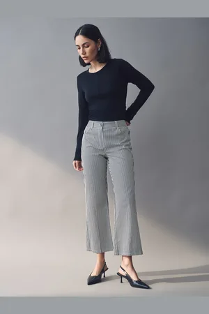 MARELLA Emme Marella Blue Rail Trousers44