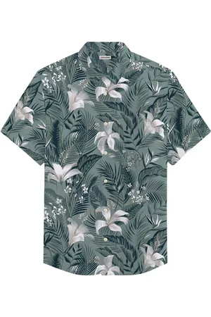 JACK & JONES Hawaiian Resort Short Sleeve 100% Cotton ShirtL