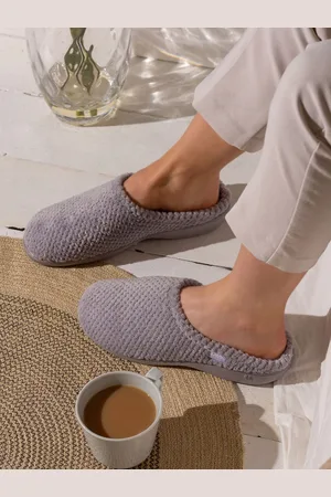 Totes Isotoner Popcorn Terry Mules SlippersEU 41 (UK 8)