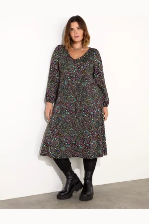 Live Unlimited London Curve Snake Print Shift Dress44
