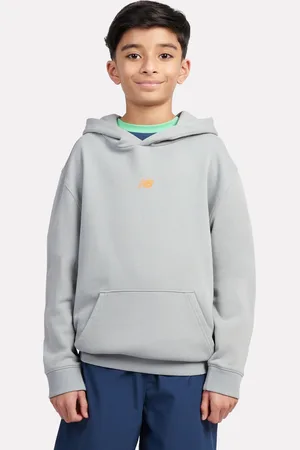 New Balance Kids Fitness Centre Illustrated Back Graphic 100% Cotton Hoodie128134 cm