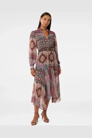 Forever New Shelly Frill Trim Midi Dress44