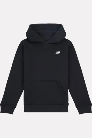 New Balance Bluza z kapturem z tkaniny frotte z małym logo Kids, 100% bawełna140146 cm