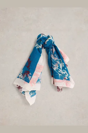 White Stuff Floral Square ScarfJeden