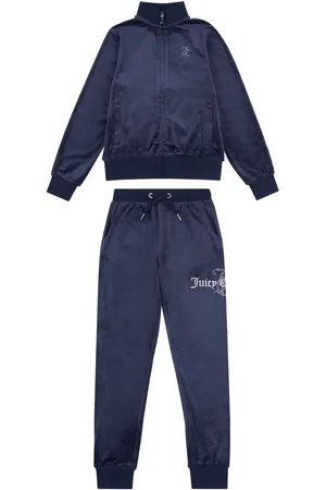 Juicy Couture Slim Diamanté Zip Through Track Top and Joggers Set15