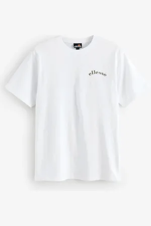 Ellesse Mens Courtside Club 100% Cotton T-ShirtM