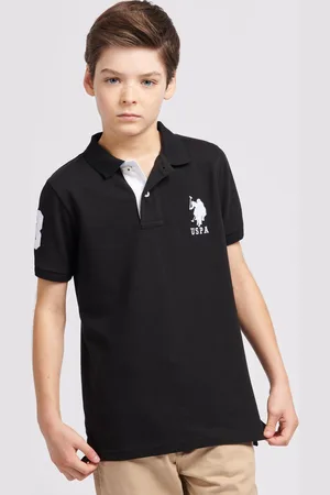 U.S. Polo Assn. U. S. Polo Assn. Boys Player 3 Pique 100% Cotton Polo Shirt7