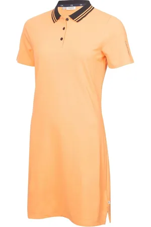 Calvin Klein Orange Primrose Dress36
