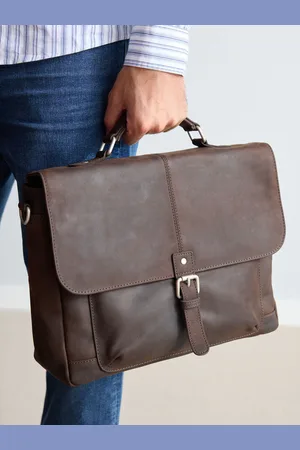 Next Signature Oily Leather Briefcase BagJeden