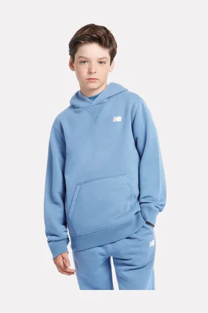 New Balance Chłopięca bluza z kapturem ze szczotkowanego materiału z małym logo7