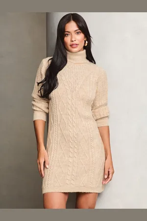 Lipsy London Cable Cowl Knitted Jumper Dress44