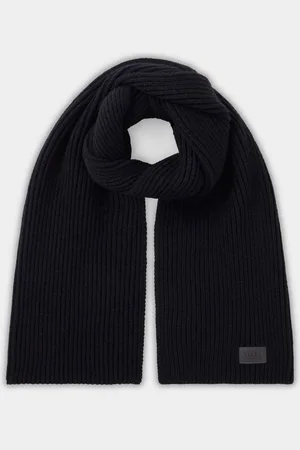 Osprey Ribbed Black ScarfJeden