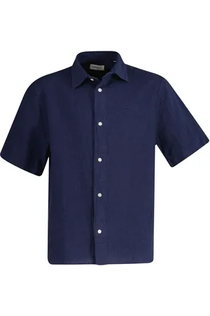 GANT Short Sleeve Cotton Linen Shirt166168 cm