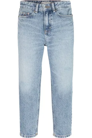 Tommy Hilfiger High Rise Tapered 100% Cotton Jeans158164 cm