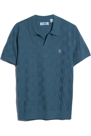 Original Penguin Natural Jacquard Sweater Polo ShirtX-Large