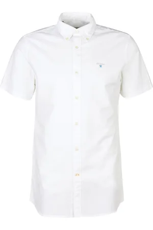 Barbour Koszula Oxtown Classic z krótkim rękawem Oxford z bawełny 100%XL