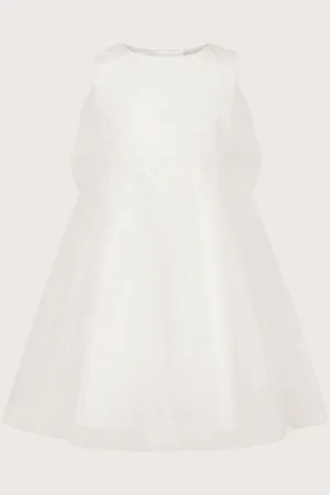Monsoon Baby Alianthe Bow DressDo 3 miesięcy (50