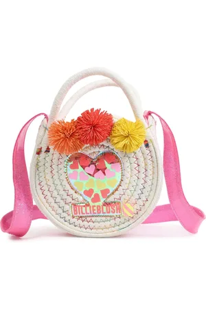Billieblush Pink Logo Pom Pom Cross-Body Handle BagJeden