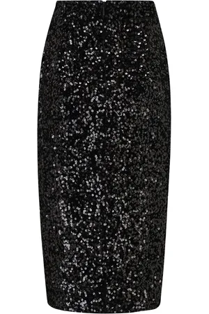 Pour Moi Selena Velvet Sequin Midi Skirt46
