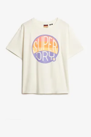 Superdry Oversized Neon Rainbow 100% Cotton T-Shirt42
