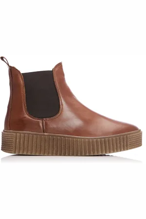 Moda In Pelle SH Illom Leather Chelsea Flexible Side Panel BootsEU 38 (UK 5)