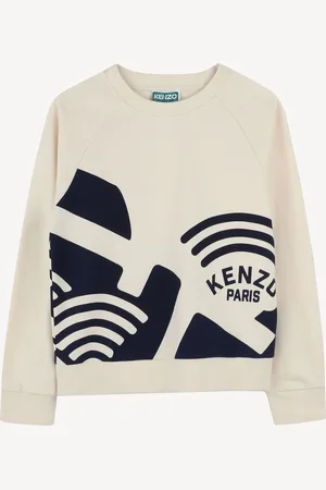 Kenzo Large Natural Long Sleeve Logo Sweatshirt14 lat (164 cm)