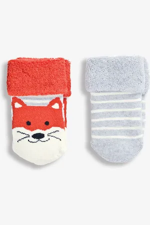 JoJo Maman Bébé 2-Pack Baby SocksDo 6 miesięcy (50