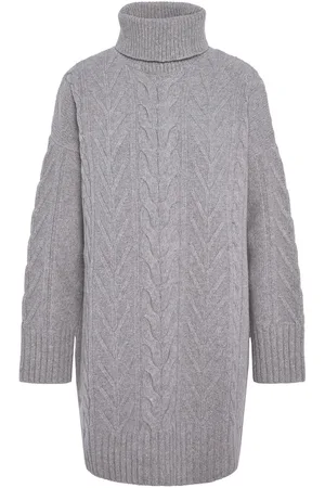 Barbour Beatrix Cable Knit Roll Neck Dress38