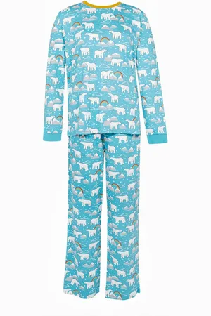 Frugi Unisex Blue Adult PyjamasXS