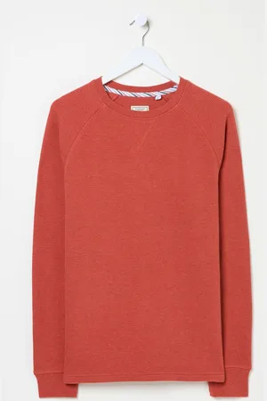 Fat Face FatFace Long-Sleeve Waffle CrewL Reg