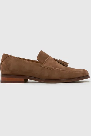 Schuh Ronen Suede Brown Loafersuk7eu41