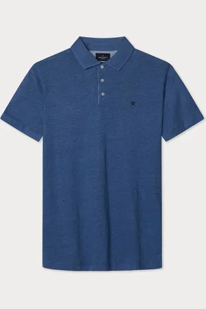 Hackett Linen Seersucker Polo2X-L