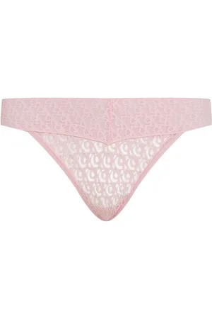 Calvin Klein Logo Lace Trim Low Rise Bikini BriefsM