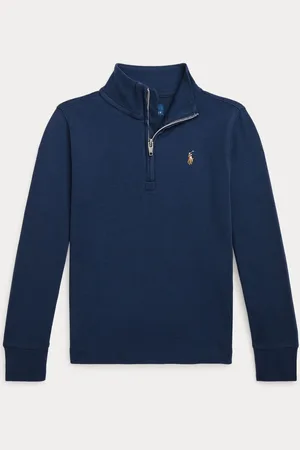 Ralph Lauren Boys Grey 100% Cotton Quarter Zip Sweatshirt6 lat (116 cm)