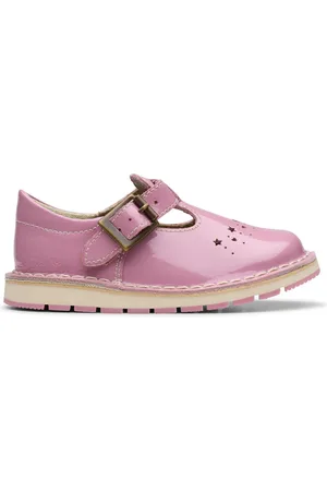 Clarks Patent Joyful Skip Toddler Shoes5.5 EU22 F