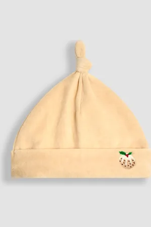 JoJo Maman Bébé Puddings Velour HatDo 3 miesięcy (50