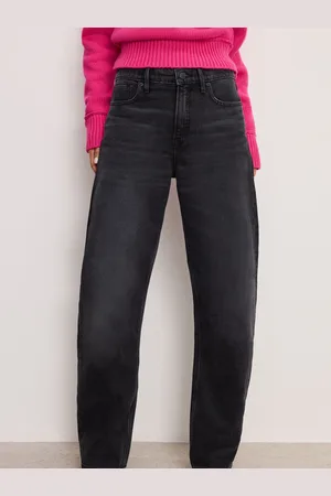 GOOD AMERICAN Good Barrel 100% Cotton Jeans48