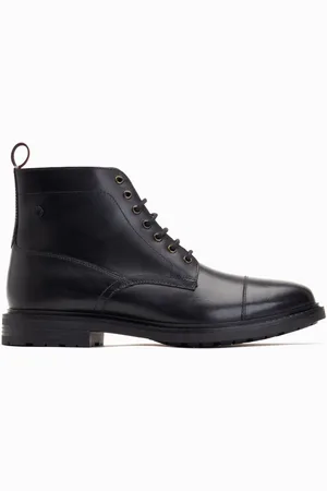 Base London Stake Lace Up Toe Cap BootsEU 46 (UK 12)