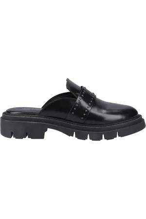 Hush Puppies Nicole Studded Black Muleseu39