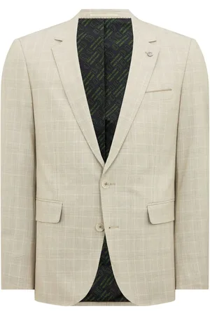Remus Slim Fit Checked Stretch Suit Jacket44 R