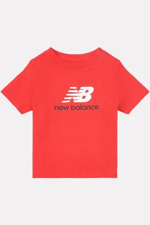 New Balance Kids Jersey Stacked Logo 100% Cotton T-Shirt98104 cm