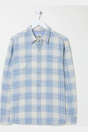 Fat Face FatFace Long Sleeve Hove Check 100% Cotton ShirtM Reg
