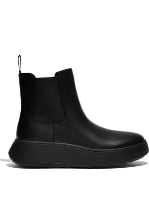 FitFlop Leather F-Mode Flatform Chelsea BootsEU 41 (UK 7)