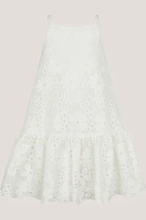Monsoon Harper Lace Daisy Bow Dress6 lat (116 cm)