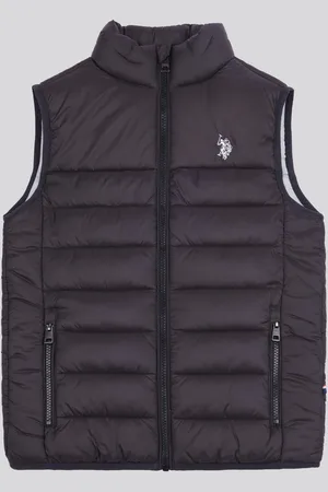 U.S. Polo Assn. U. S. Polo Assn. Boys Panelled Quilted Gilet10
