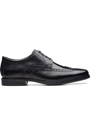 Clarks Leather Howard Walk Wide Fit ShoesEU 43 (UK 9)