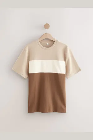Next Textured Colour Block T-ShirtX-Large