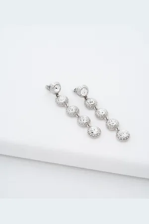 Ted Baker Tone Sorella Solitaire Sparkle Crystal Long Drop EarringsJeden